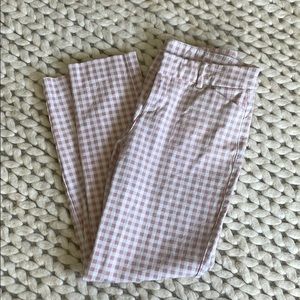 Gingham pixie pants